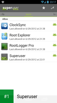 Superuser app screenshot 1
