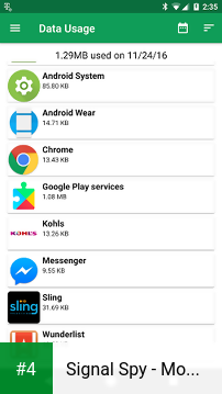 Signal Spy - Monitor Signal Strength & Data Usage apk screenshot 4