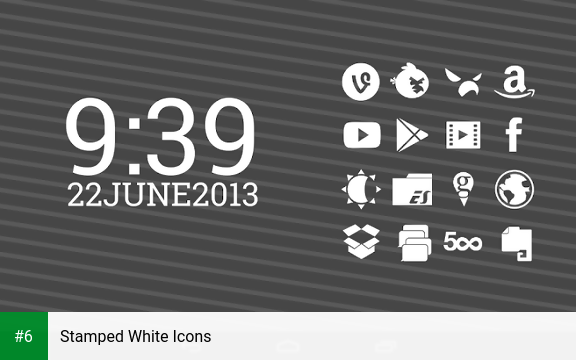 Stamped White Icons apk screenshot 6
