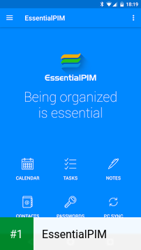 EssentialPIM app screenshot 1