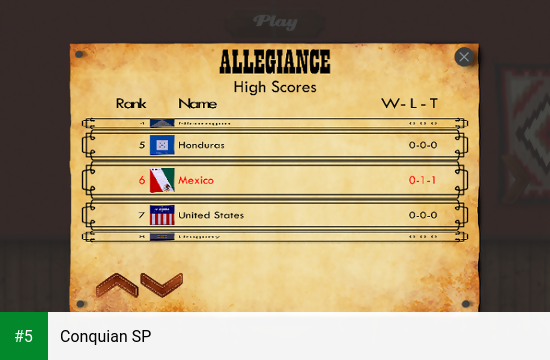 Conquian SP app screenshot 5