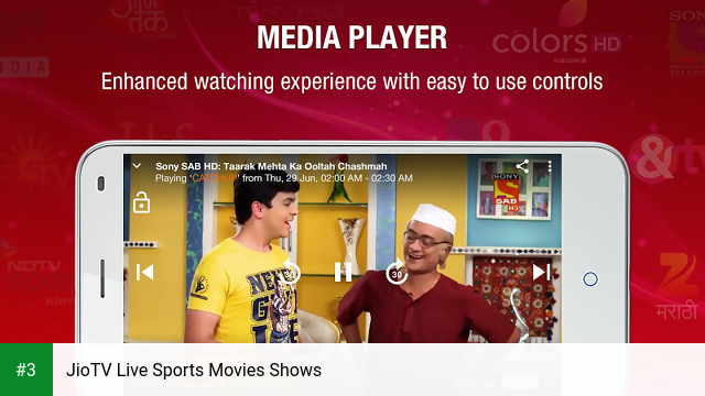 JioTV Live Sports Movies Shows app screenshot 3