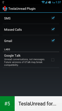 TeslaUnread for Nova Launcher app screenshot 5