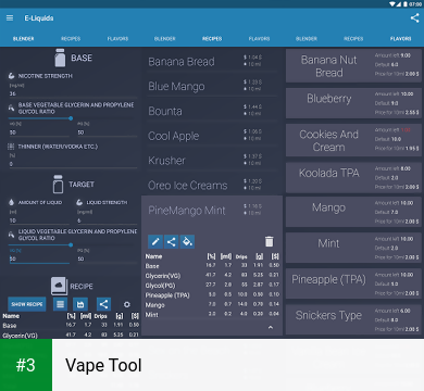 Vape Tool app screenshot 3