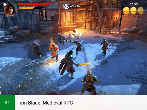 Iron Blade: Medieval RPG app screenshot 1