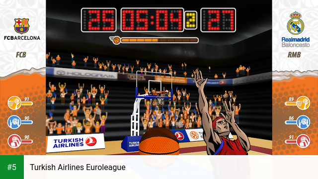 Turkish Airlines Euroleague app screenshot 5