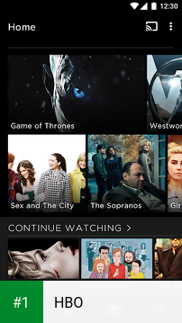 HBO app screenshot 1