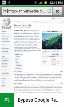 Bypass Google Redirects app screenshot 3