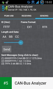 CAN-Bus Analyzer app screenshot 5