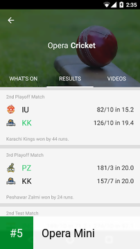 Opera Mini app screenshot 5