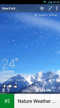 Nature Weather Live Background app screenshot 5