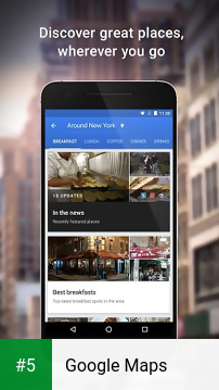 Google Maps app screenshot 5