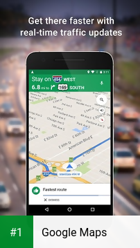 Google Maps app screenshot 1