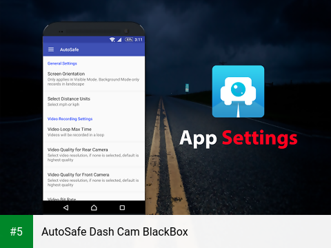 AutoSafe Dash Cam BlackBox app screenshot 5