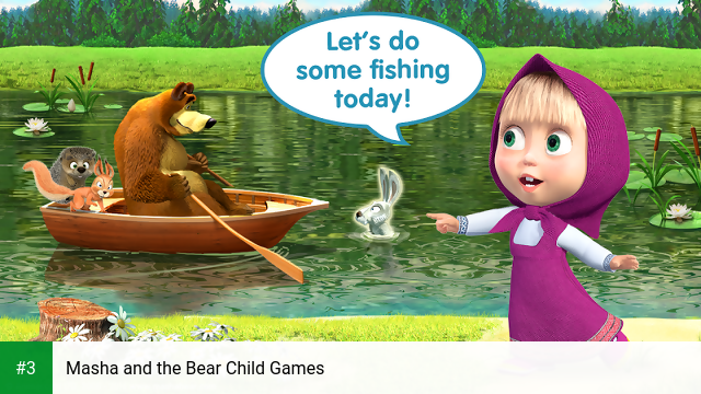 Masha and the Bear Child Games app screenshot 3