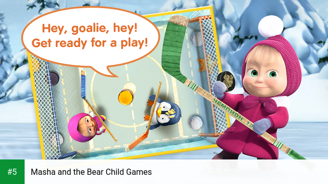 Masha and the Bear Child Games app screenshot 5