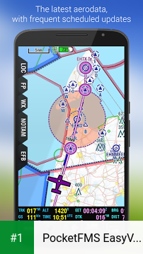 PocketFMS EasyVFR for Pilots app screenshot 1