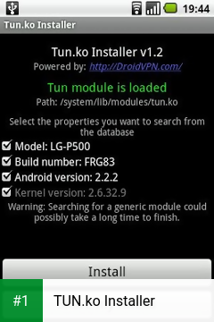 TUN.ko Installer app screenshot 1