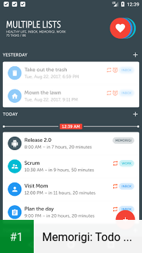 Memorigi: Todo List, Task List app screenshot 1