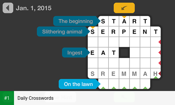 Daily Crosswords app screenshot 1