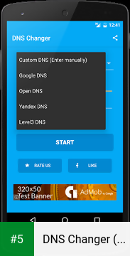 DNS Changer (no root 3G/WiFi) app screenshot 5