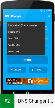DNS Changer (no root 3G/WiFi) apk screenshot 2