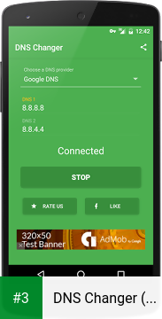 DNS Changer (no root 3G/WiFi) app screenshot 3