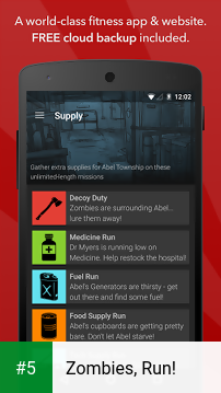 Zombies, Run! app screenshot 5