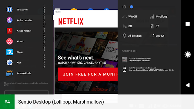 Sentio Desktop (Lollipop, Marshmallow) apk screenshot 4