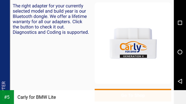 Carly for BMW Lite app screenshot 5