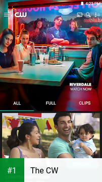 The CW app screenshot 1
