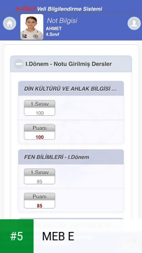 MEB E app screenshot 5