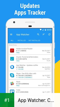 App Watcher: Сheck Update app screenshot 1