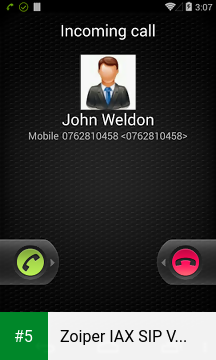 Zoiper IAX SIP VOIP Softphone app screenshot 5