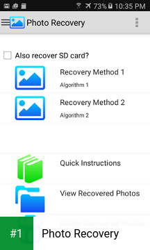 Photo Recovery app screenshot 1