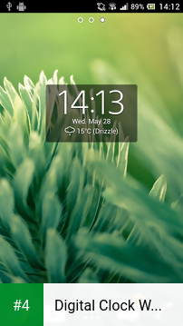 Digital Clock Widget Xperia apk screenshot 4