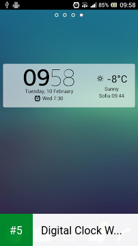 Digital Clock Widget Xperia app screenshot 5