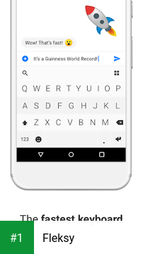 Fleksy app screenshot 1