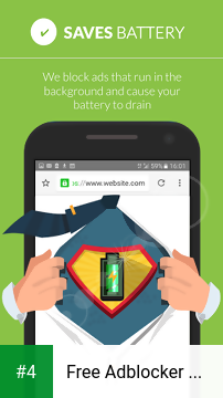 Free Adblocker Browser - Adblock & Popup Blocker apk screenshot 4