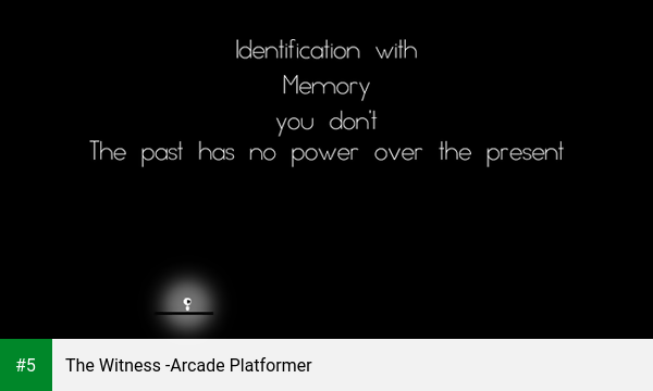 The Witness -Arcade Platformer app screenshot 5