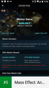 Mass Effect: Andromeda APEX HQ app screenshot 5