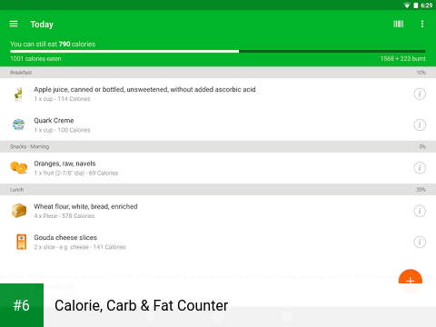 Calorie, Carb & Fat Counter apk screenshot 6