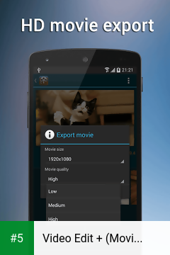 Video Edit + (Movie Maker) app screenshot 5