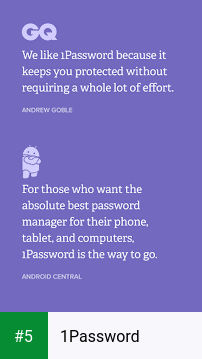 1Password app screenshot 5