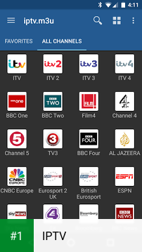IPTV app screenshot 1