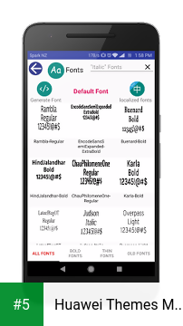 Huawei Themes Manager app screenshot 5