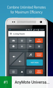 AnyMote Universal Remote + WiFi Smart Home Control app screenshot 1