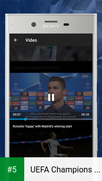 UEFA Champions League app screenshot 5