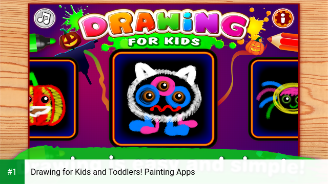 Drawing for Kids and Toddlers! Painting Apps app screenshot 1