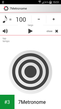 7Metronome app screenshot 3